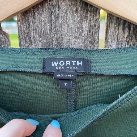 Worth Green Colorblock White Sleeveless Dress 2 - Picture 4 of 6